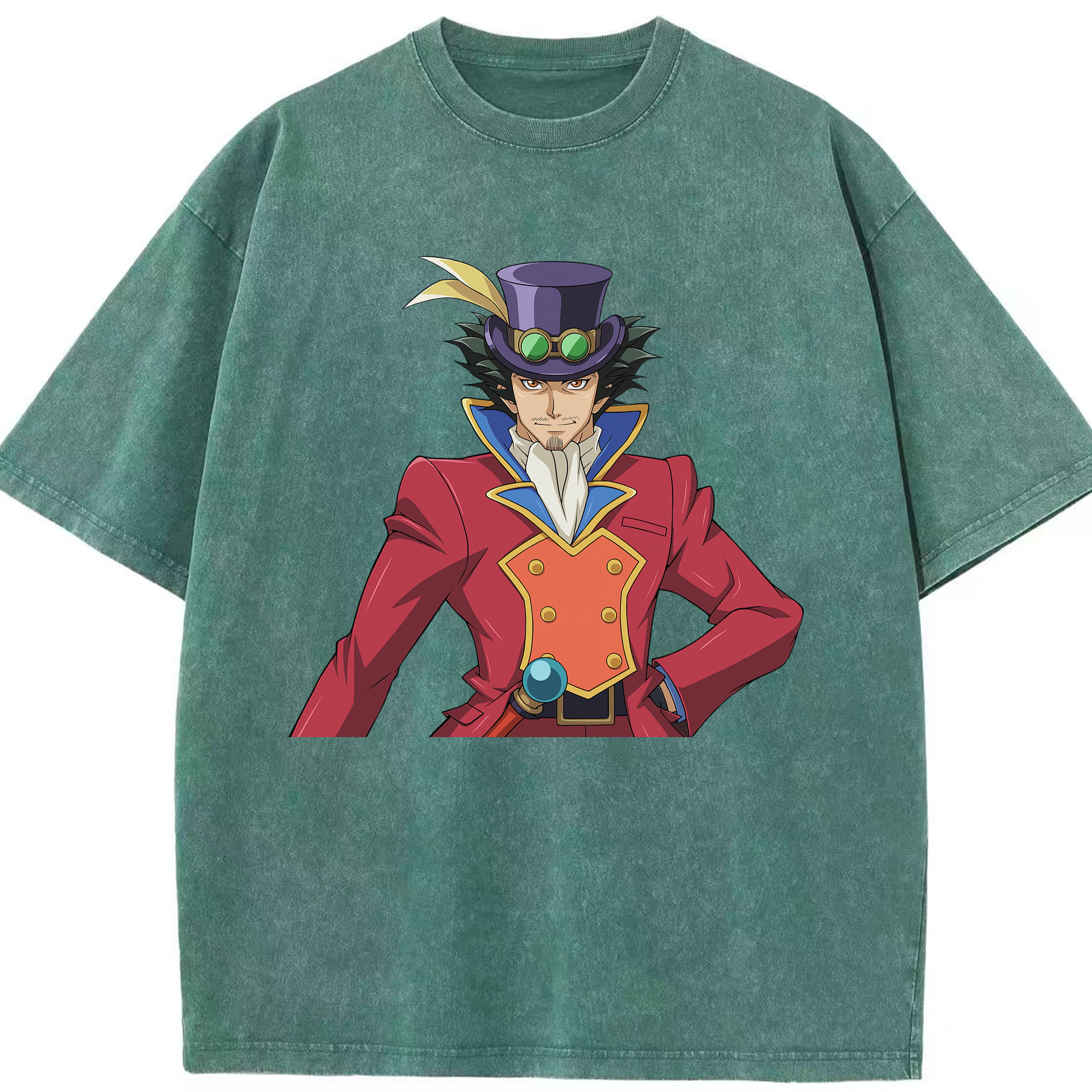 （画像用） 遊☆戯☆王 Yu-Gi-Oh! 綿100% ヴィンテージ風 半袖Tシャツ（フロントプリント）